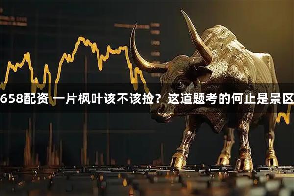 658配资 一片枫叶该不该捡？这道题考的何止是景区